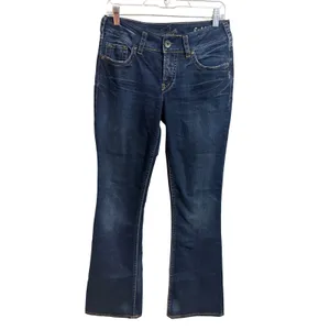 Silver Jeans Suki Bootcut Womens 29/33 Dark Wash Excellent Mid Rise thumbnail 2