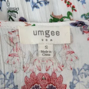Umgee USA Women's Size S White Floral‎ Lace Halter Neck Mini Dress thumbnail 5