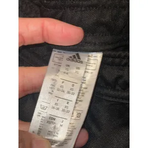 Adidas Womens Black White Logo Tape Ankle Zip Tapered Track Pants XS thumbnail 5