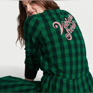 Victoria's Secret Thermal One Piece Onesie Pajama Plaid Size S - NWT thumbnail 2