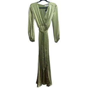 NEW NWT Elliatt Kai Maxi Dress Avocado Green thumbnail 3
