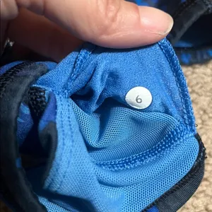 Lululemon Free to Be Sports Bra Strappy Dandy Digie‎ Porcelaine Black 6 thumbnail 6