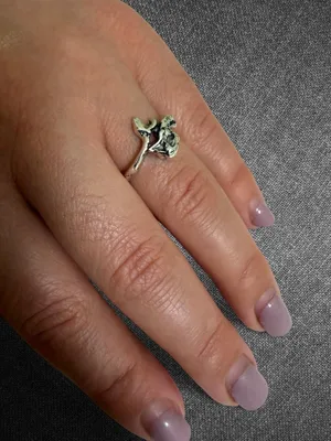Vintage Silver Tone Mermaid Wrap Ring - Size 7 thumbnail 4