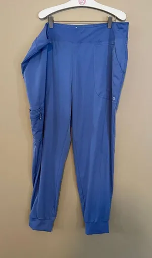 Beyond Scrubs Blue Scrub Pants Woman’s Size XL FLAWED-STAINS-MARKS thumbnail 1
