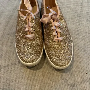 Keds x Kate Spade Champion Rose Gold Glitter Sneakers Size 9 thumbnail 11