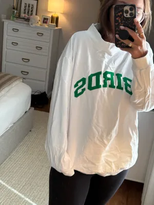 Eagles Lightweight Mockneck Sweatshirt thumbnail 4