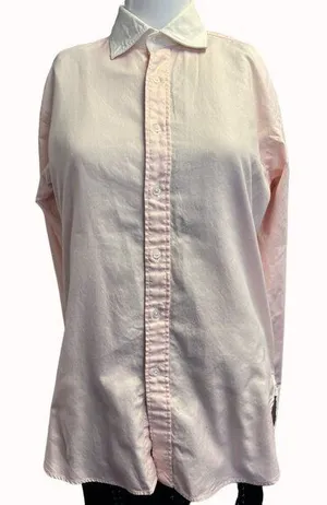 Ralph Lauren Womens Pink Button Up Shirt Size 8 SKU 6521 thumbnail 1