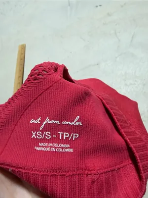 Urban outfitters Out from under Seamless Ribbed bralette tank top XS/S red thumbnail 3