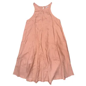 Handmade Linen Blend Trapeze Mini Dress Lagenlook Minimalist Primitive‎ Capsule thumbnail 2