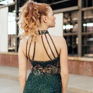 Sherri Hill‎ Black and Gold Prom Dress thumbnail 9