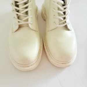Dr Martens 1460 Mono White Smooth Leather Lace Up Combat Boots Iconic Sole 8M/9L thumbnail 10