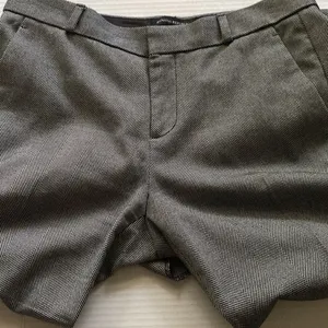 Banana Republic Logan black houndstooth check trousers dress pants, size 6 thumbnail 11