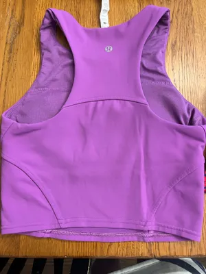 lululemon Purple Workout Tank thumbnail 3