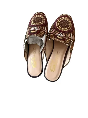 SBICCA Multicolor Tapestry Mules Flats Loafers Size 6 NEW NWOB thumbnail 2