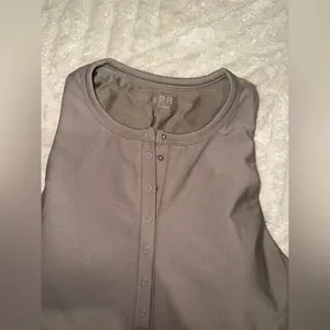 Abercrombie & Fitch Taupe Athletic Shorts Set thumbnail 3