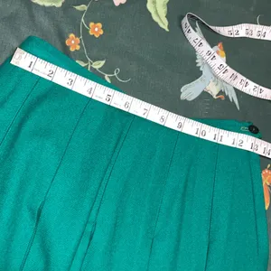 Vintage Wool Pleated Union Made Cheer Skirt Varsity Pleated Skirt thumbnail 6