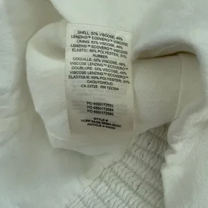 Aritzia Wilfred Novella Puff Sleeve Blouse Size Small Ivory White NWOT thumbnail 5