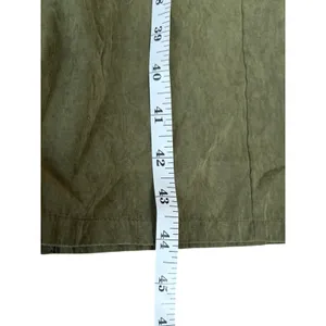 Forever 21 Olive Green Military Bandeau Midi Zip up women's dress, Size S thumbnail 12
