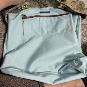 Cynthia Rowley Snakeskin Shoulder Bag Genuine Leather Gold‎ Hardware Mob wife thumbnail 12
