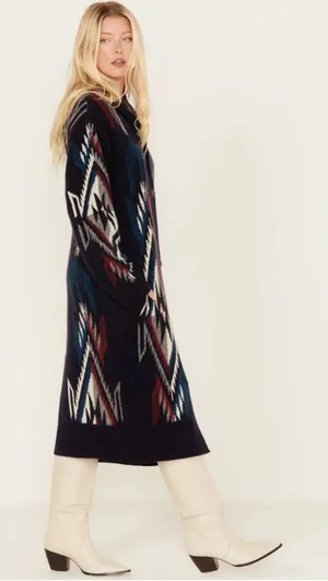 NWT Ariat Chimayo Hooded Duster Cardigan –‎ Size S thumbnail 1