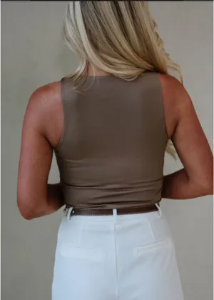 These Three Boutique Brown bodysuit thumbnail 4