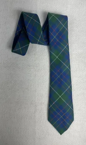 Inglis Scotland Mens Tie New Wool Tartan Green Plaid Necktie Vintage Cravats thumbnail 1