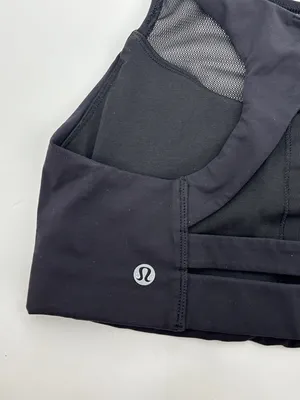 lululemon athletica Black Mesh-Back Sports Bralette thumbnail 3