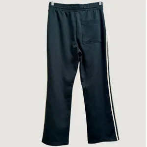 Maeve‎ Anthropologie Pull-On Track Pants-Small Dark Green Crochet Quiet Luxury thumbnail 2