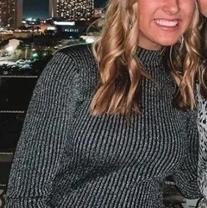 Sparkly Long Sleeve Shirt Black Size M thumbnail 3