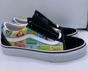 unisex loteria old skool skate multicolor shoes Size Men 4.5 Women 6 thumbnail 7
