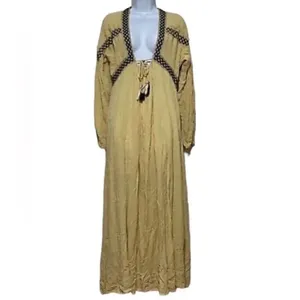 Raga Yellow LongSleeve Oversized Maxi Dress(Size Small) thumbnail 5