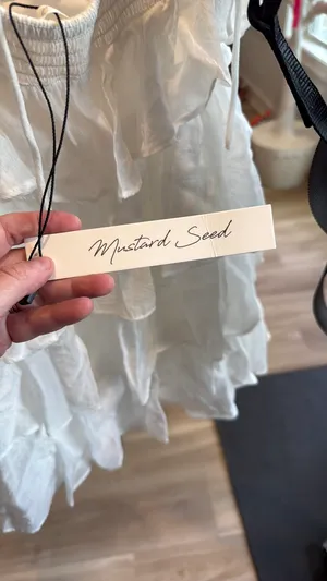 Mustard Seed White Halter Neck Dress thumbnail 2