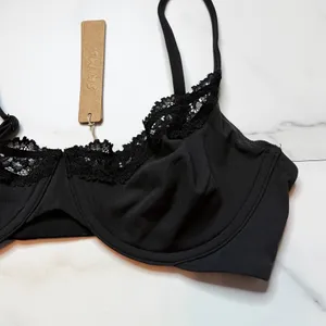 NWT Skims Fits Everybody Lace Unlined Scoop Bra thumbnail 3