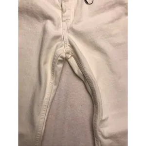 Zara White Flare Wide Leg Cargo Jeans Womens Size 2 High Rise 100%‎ Cotton thumbnail 3