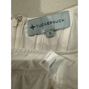 Tuckernuck Nealy Puff Sleeve Corset Top Small Boning Preppy Cottage Regency thumbnail 3