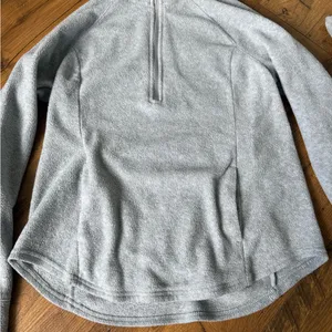 Gray Quarter-Zip Pullover thumbnail 1