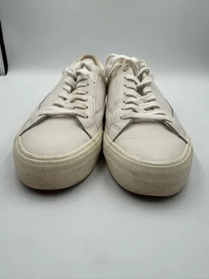 Madewell MWL Classic White Lace-Up Sidewalk Sneakers thumbnail 8
