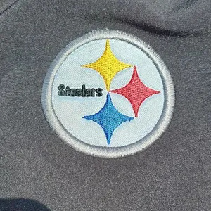 Pittsburgh Steelers Jacket Size Medium Black Zip-Up Football Coat streetwear NFL thumbnail 2