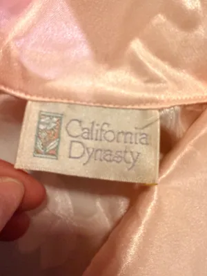 California Dynasty Delicate Sheer Floral Button-Front Top thumbnail 4