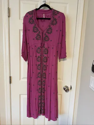 Free People bohemian maxi dress thumbnail 2