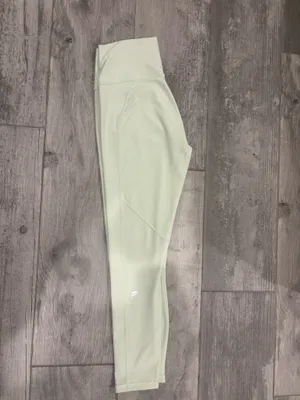 Fabletics Define PowerHold High-Waisted 7/8 Legging in Neo Lime  thumbnail 3