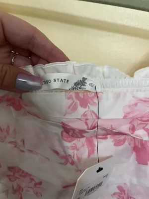 NEW Altar’d State White & Pink Floral Maxi Dress Size Small NWT thumbnail 5
