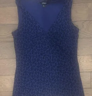 Express Purple Leopard Print Tank Top thumbnail 1
