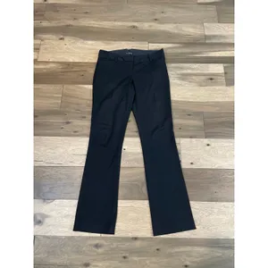 Express Womens Columnist Black Straight Leg Trousers Size 6R thumbnail 3