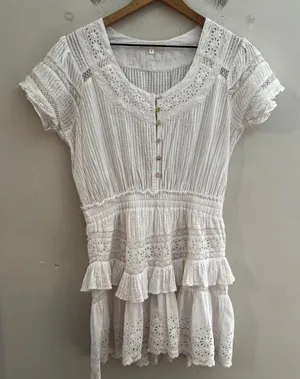 LOVESHACKFANCY- Jeromie Dress Bride Summer Cocktail Preppy Rush Sorority thumbnail 3