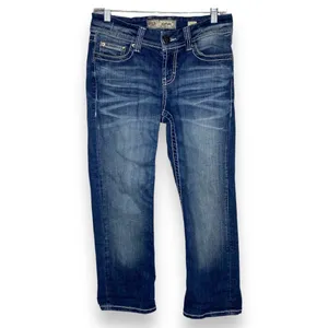 NWOT BKE Harper Stretch Cropped Denim Jeans Size 28 thumbnail 2