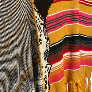 Southwestern Bull Skull Cape with Fringe by Three Bird Nest. thumbnail 4