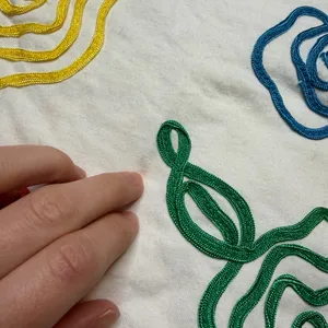 ✨‎ Gene Ewing BIS Embroidered Rose Tee Petite P Vintage ✨ thumbnail 5