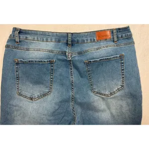 Sidefeel Jeans Distressed Medium Wash Straight Leg High Rise Stretch Women's 18 thumbnail 4