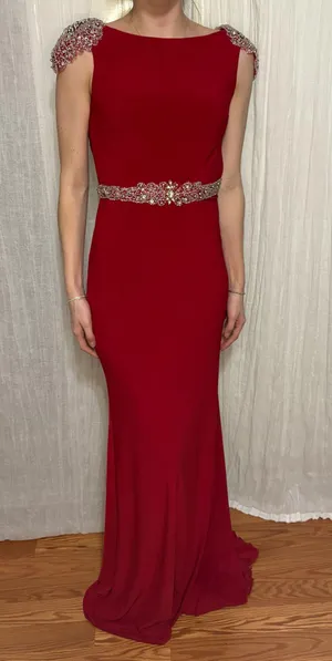 May Queen Couture Formal Pageant or Prom Red Size 4 thumbnail 1